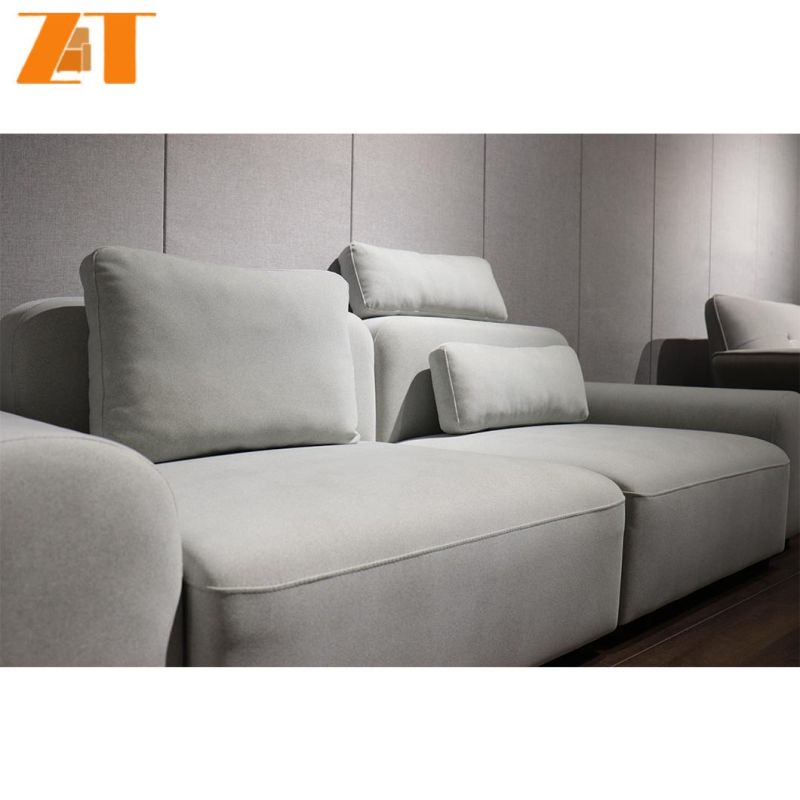 Wholesale Modern Home Living Room Furniture Couch Leisure Recliner Sofa Bed Set Family Fabric Sofa