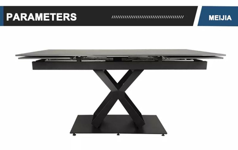 Best Quality Control Modern Luxury Expandable Rectangular Dining Table