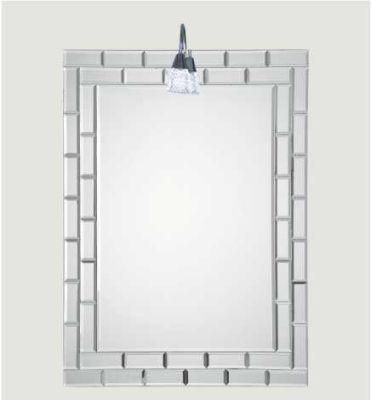 Bathroom Light Mirror Modern Design with a Pattern