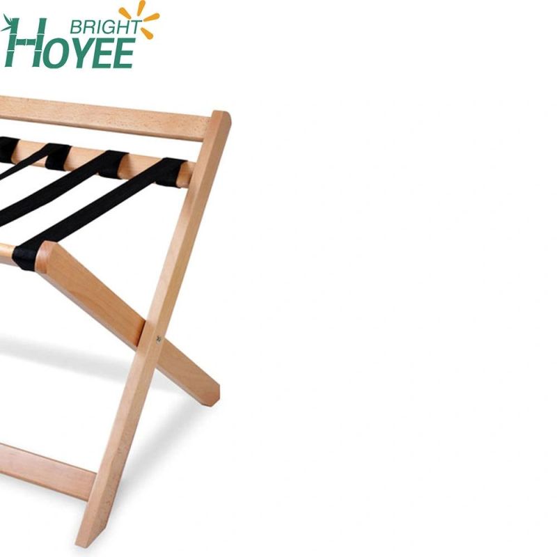 Folding Hotel Room Luggage Racks with Straps