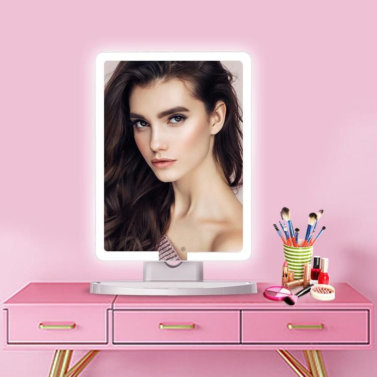 Vanity Standing Beauty Makeup Dressing Mirror with LED Touch Screen