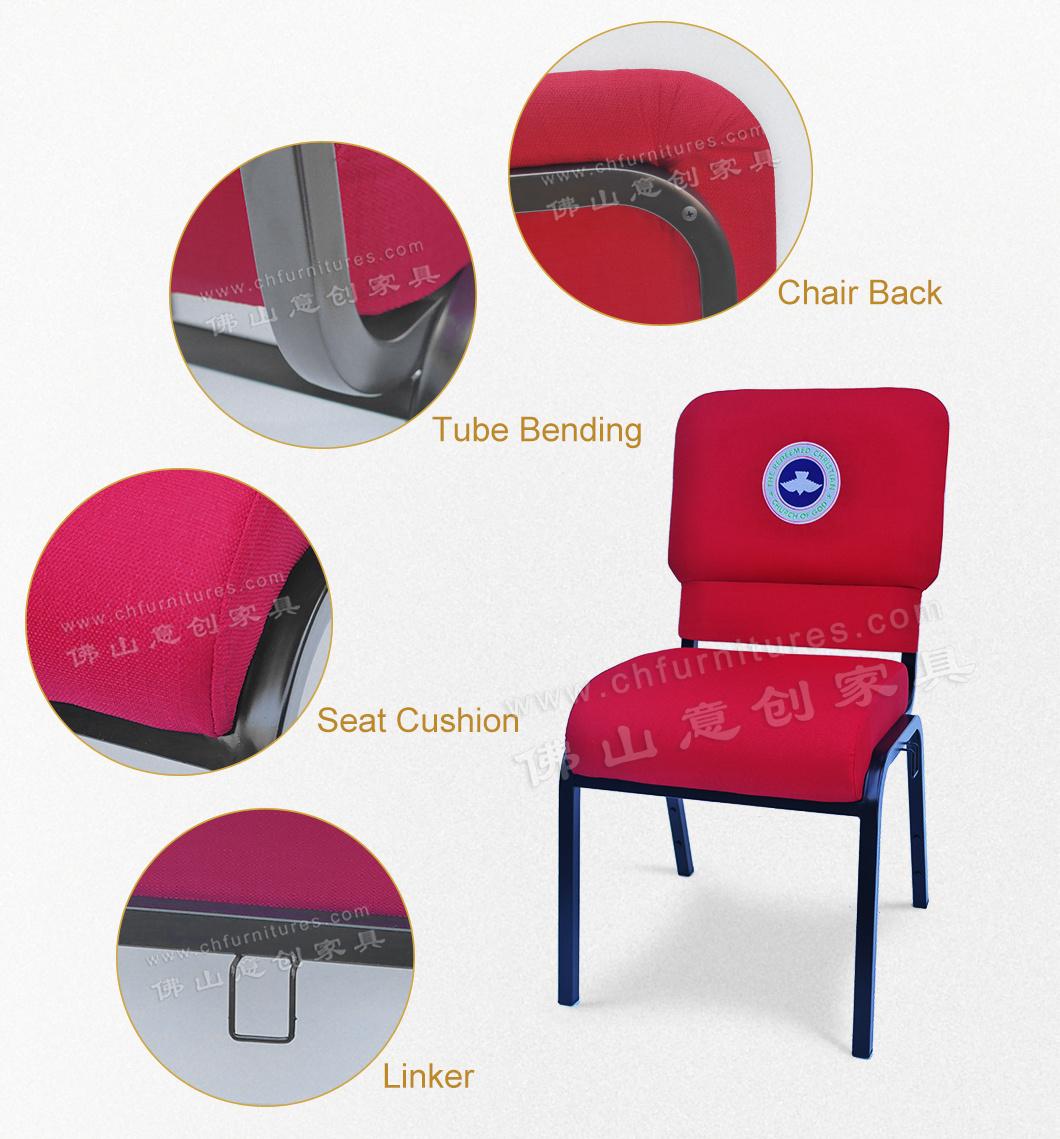 Yc-G81-01 2019 Red Interlocking Used Cheap Church Chairs