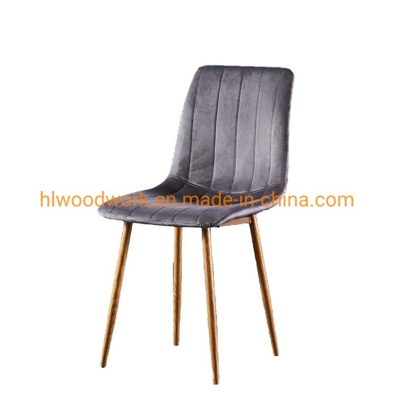 High Quality Fabric Chair Dining Chair Bedroom Chair Leisure Chair Modern Cheap Multi-Color Customizable Dining Chair