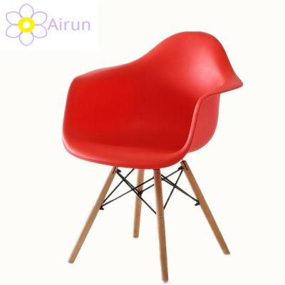 Fine Modern Cheap Dining Chair Wooden Legs Plastic Dinner Kitchen Dining Chairs for Sale