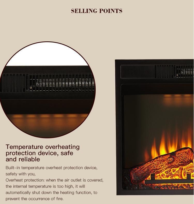 Electric Fireplace Decoration Furniture with Mantel Fireplace