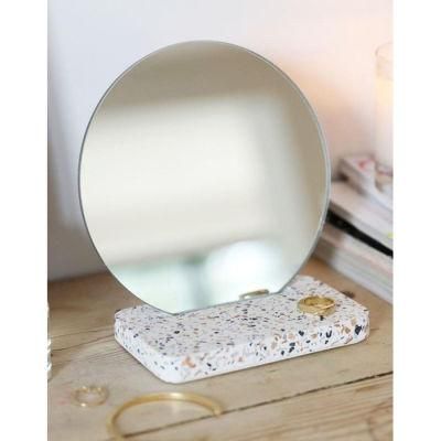 Clear Sliver Plated Frameless Bathroom Mirror for Living Room, Bedroom