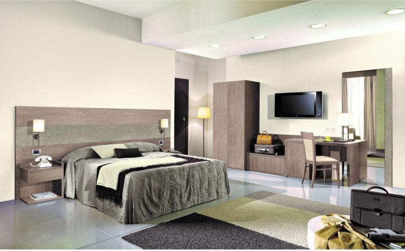 Scratch Resistance Simple Hotel Motel Furniture in Bedroom