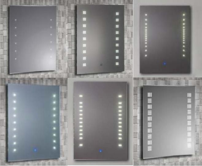 LED Decorative Wall Bathroom Mirror Lighted Bathroom Glass