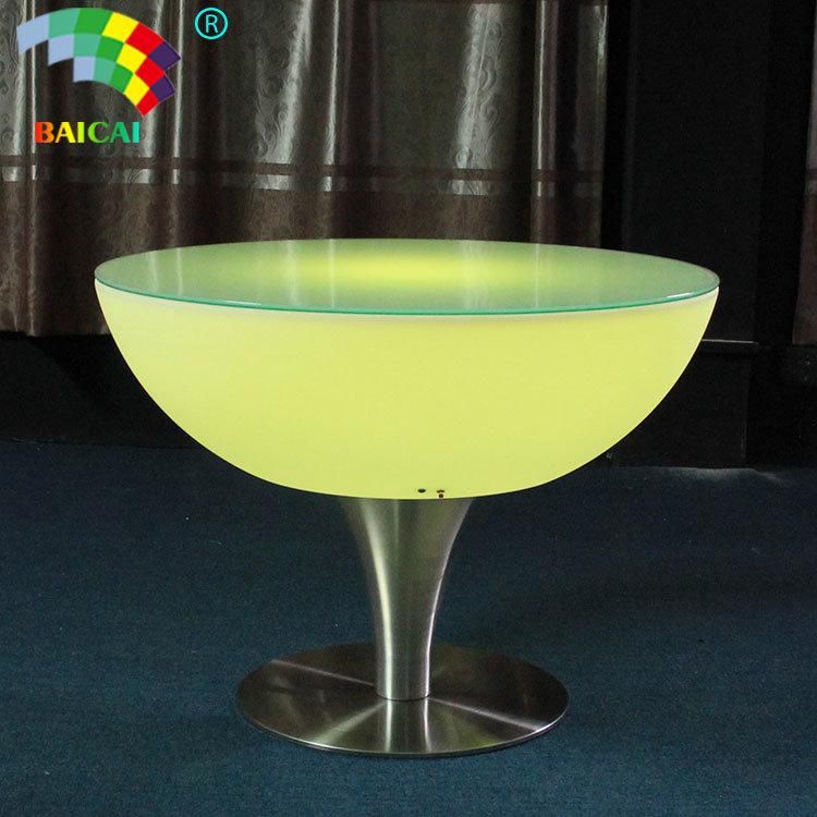 Multifunctional Luminous Polyethylene LED DJ Table