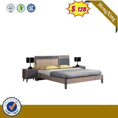 Modern Wooden Hotel Bed Double Bed Bedroom Furniture Sets