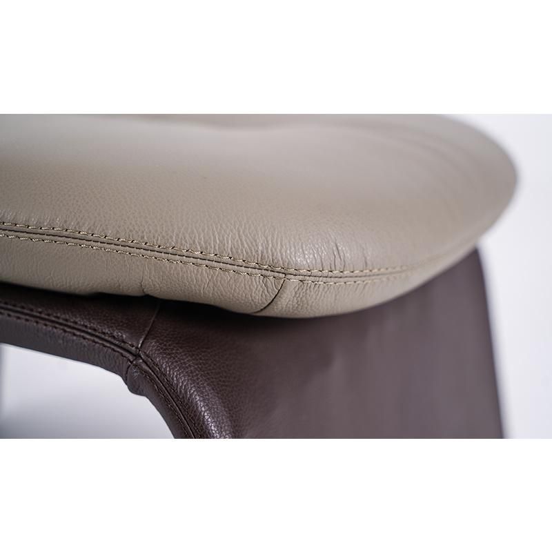 High Quality Modern Ergonomic Leather Office Furniture Stool Chair