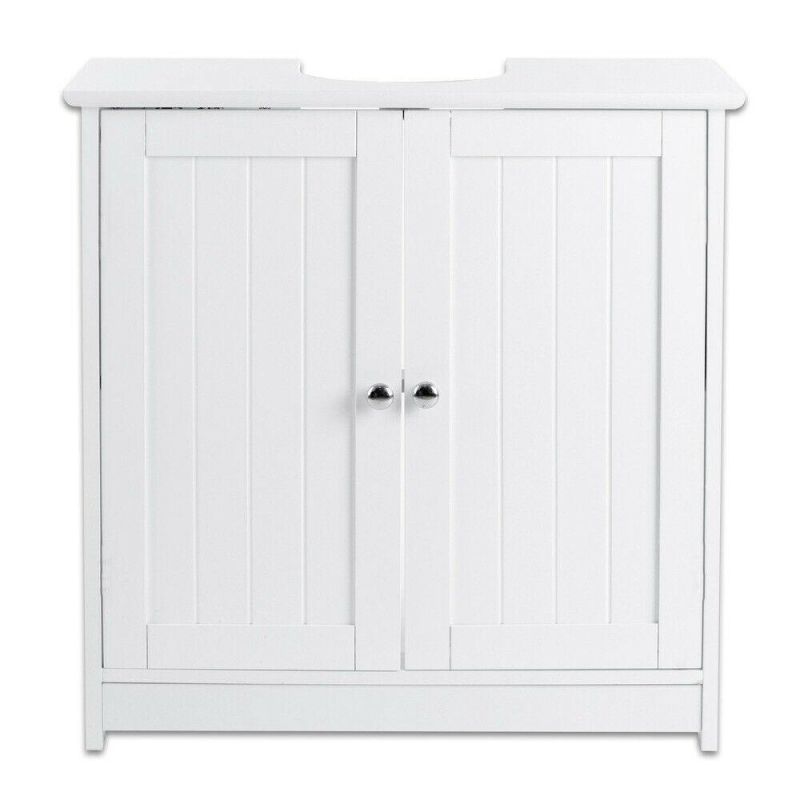 Under Sink Cabinet Bathroom Basin Unit Cupboard Storage Furniture White