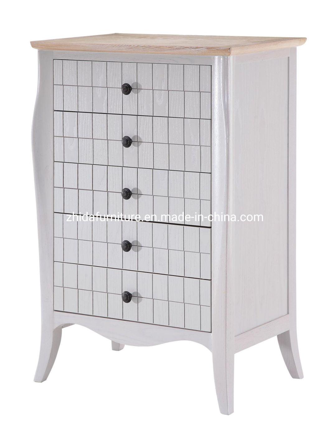 Modern Solid Wood Wooden Chest Living Room Cabinet