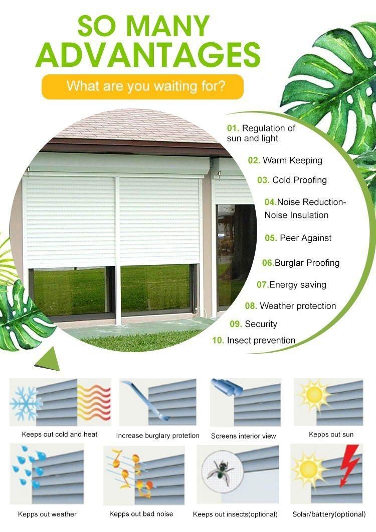 Exterior Aluminium Ventilation Blind with Low-Noise