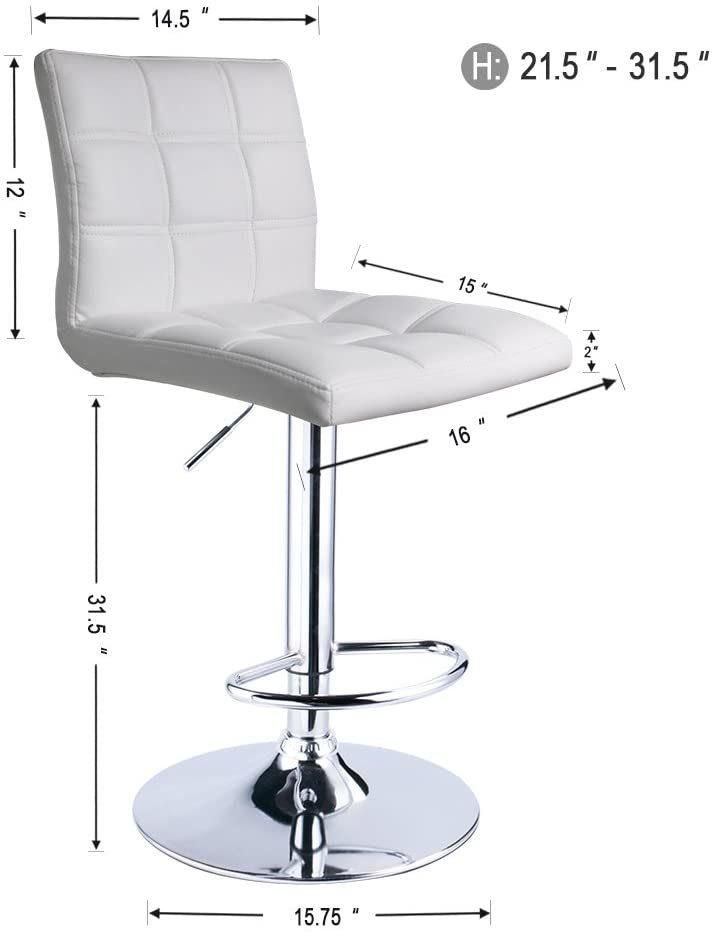 Cheap Modern Metal Bar Stool Bar Chair with High Back