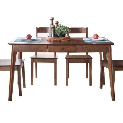 Furniture Modern Furniture Table Home Furniture Wooden Furniture New Style Room Furniture Kitchen Chairs Set Modern Solid Wood Top Dining Table