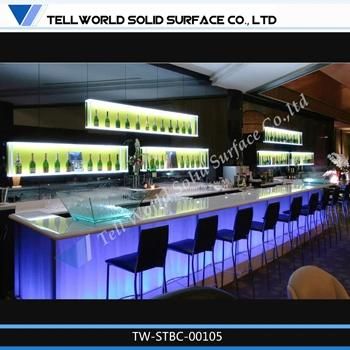 LED Bar Top/Bar Counter/Artificial Stone Illuminating Bar Counter