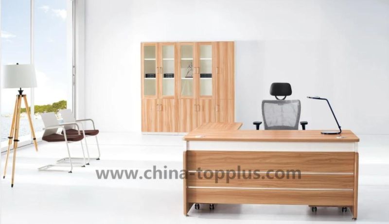 1.6 M Melamine Modern Office Table L Shape Desk Office Furniture (M-T1807)