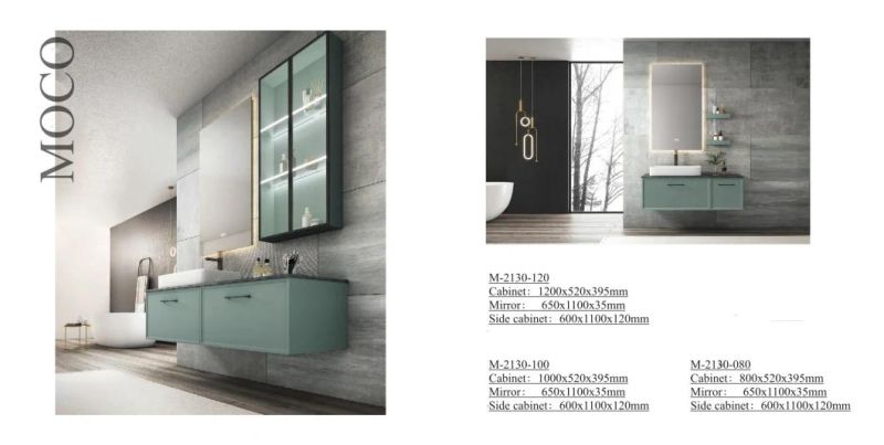 American Like Modern Custom Paint Bathroom Vanity with LED Mirror