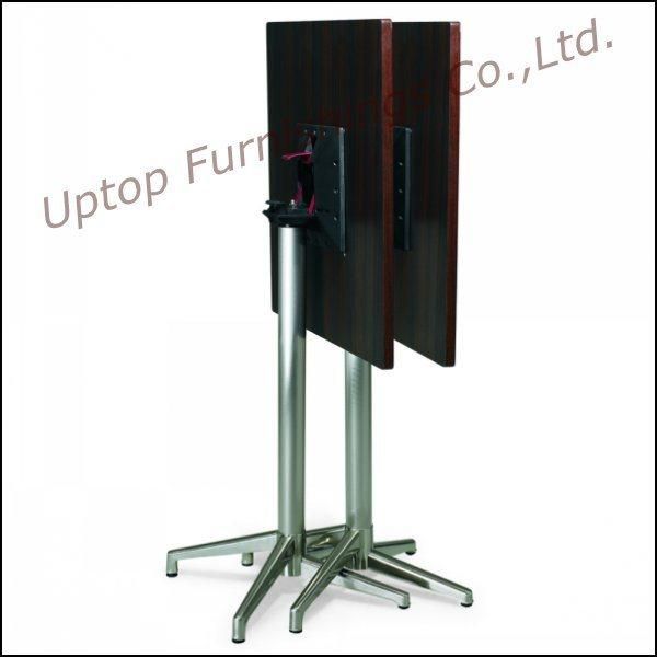 (SP-FT398) Space Save Modern Stainless Steel Bar Table Foldable