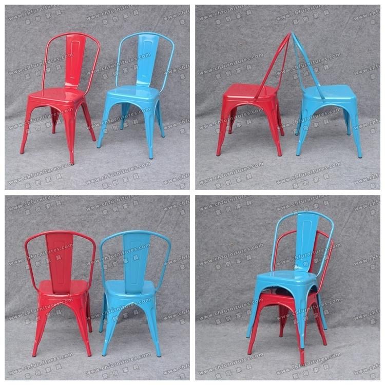 Red Stackable Tolix Metal Chair for Banquet and Restaurant Yc-Zg96