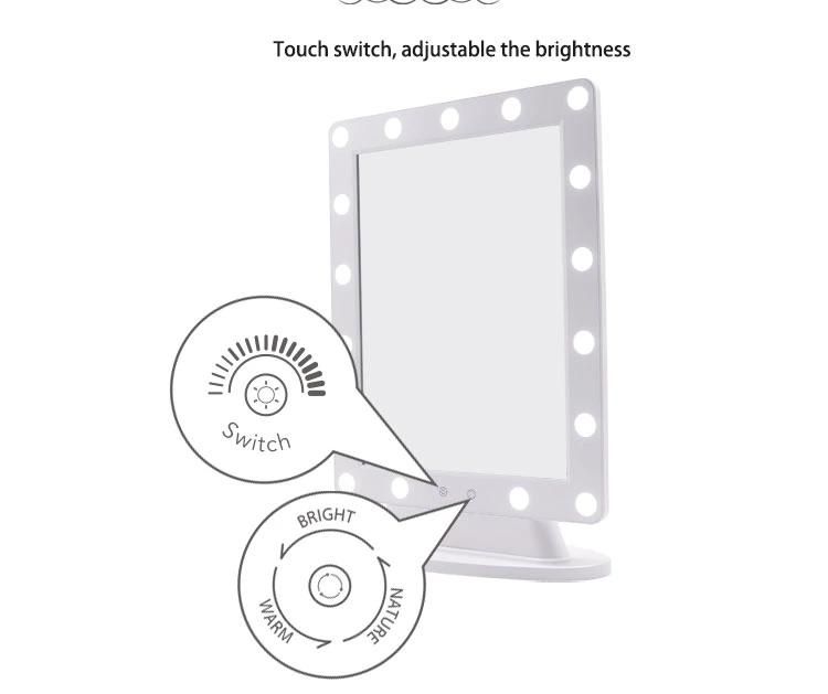 Decorative Vanity Makeup Mirror with LED Lights for Beauty Salon