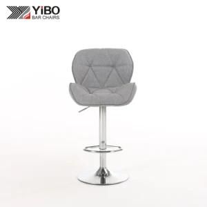 Modern Padding Adjustable Fabric Club Bar Stools Chair