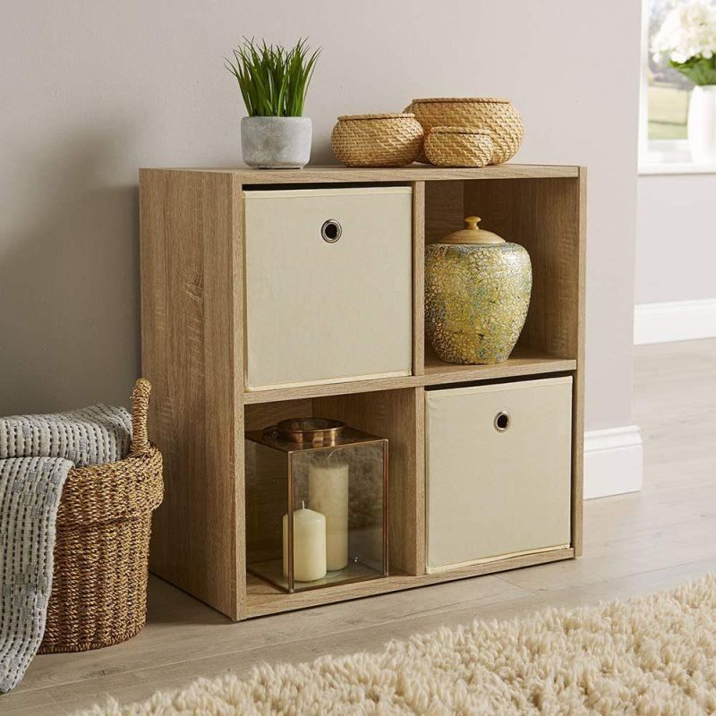 Wooden Living Room Display Shelf Cabinet Tall Vintage Antique Bookcase