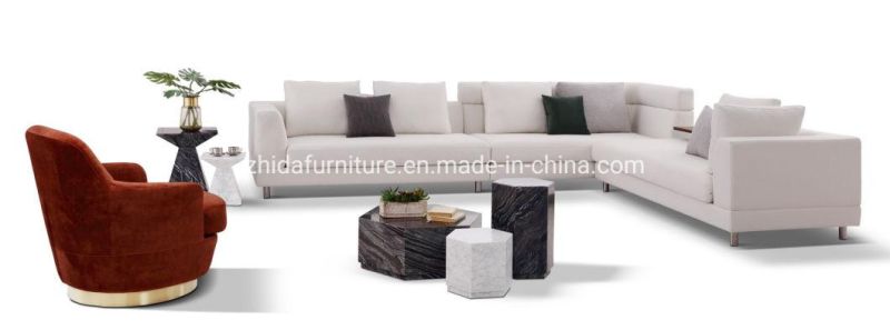 Modern Furniture Big Sofa L Shape Fabric Sofa