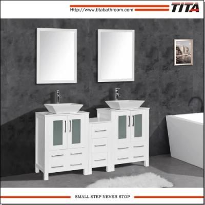 Modern Above Mount Ceramic Sink Bath Furniture T9161