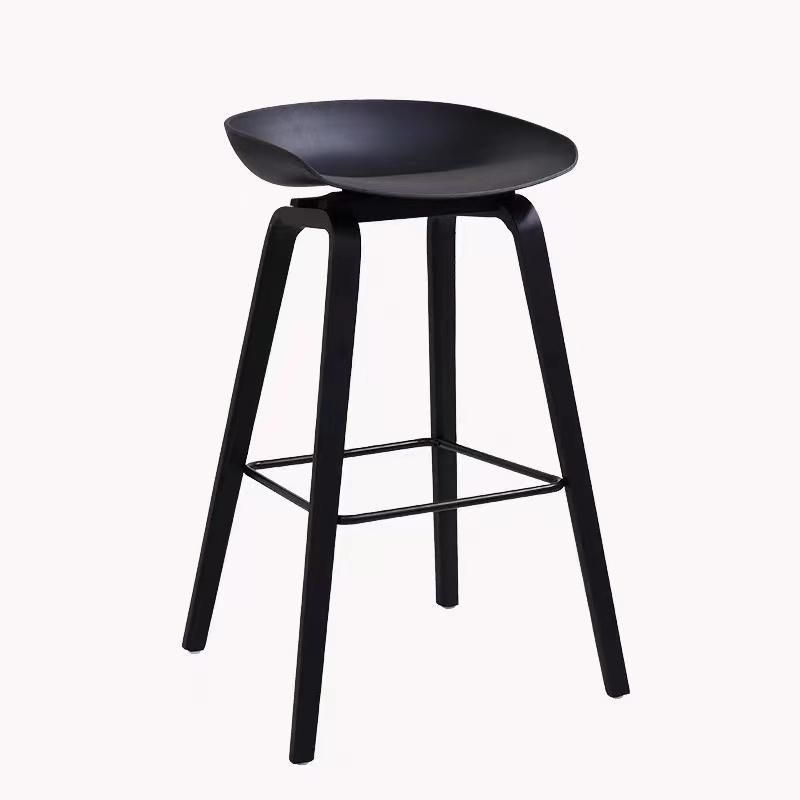 Modern Luxury General Use Cheap PP Plastic Barstool Commercial Bar Chairs