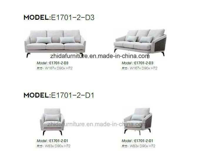 Living Room Couch Modern Fabric Sofa Set