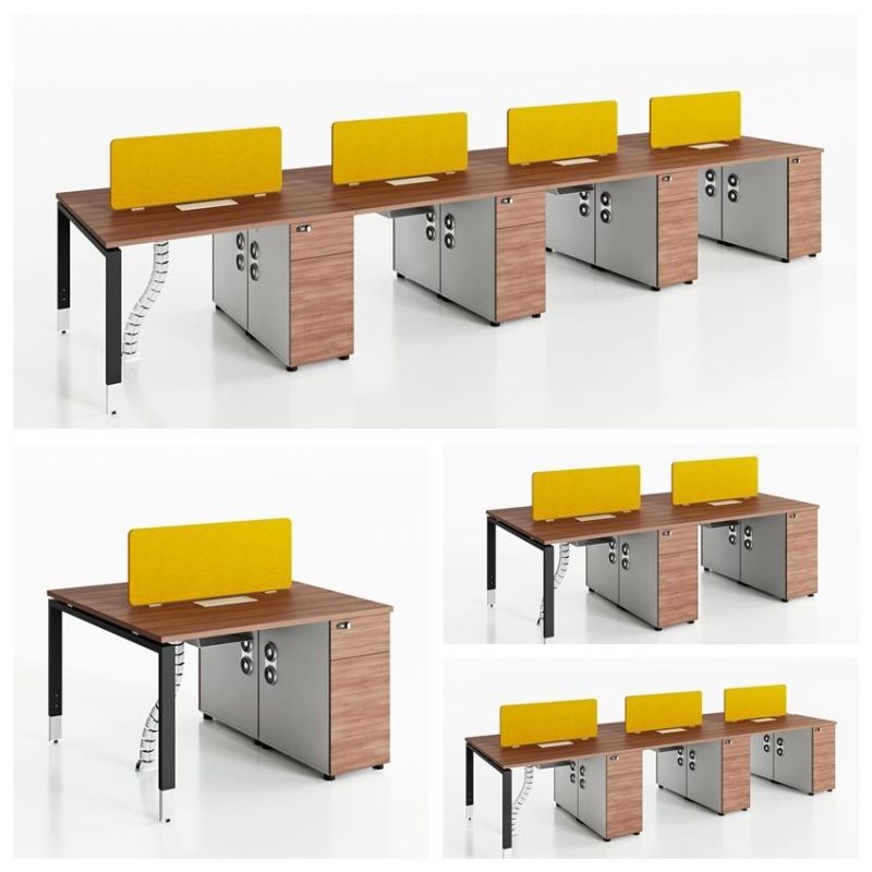 4 or 6 Person Office Furniture Open Area Workstation Desk