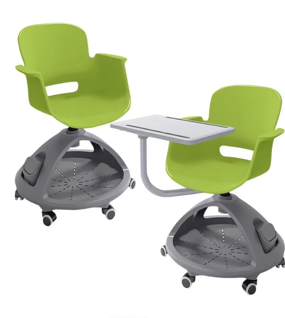 Modern Design Classroom Conference Plastic Training Multifuction Chair with Desk