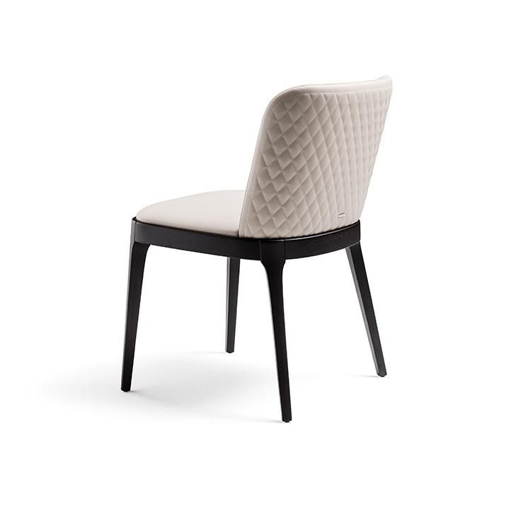 Modern Furniture Dining Chair/High Density Sponge/Ash Wood Base/Back of a Chair Between Cotton Process