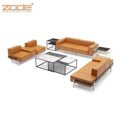 Zode Modern Home/Living Room/Office Furniture Europe Modern Leather Living Room Sofa