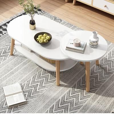 Household Small Tea Table Simple Modern Creative Wooden Table Lliving Room Mini Round Table