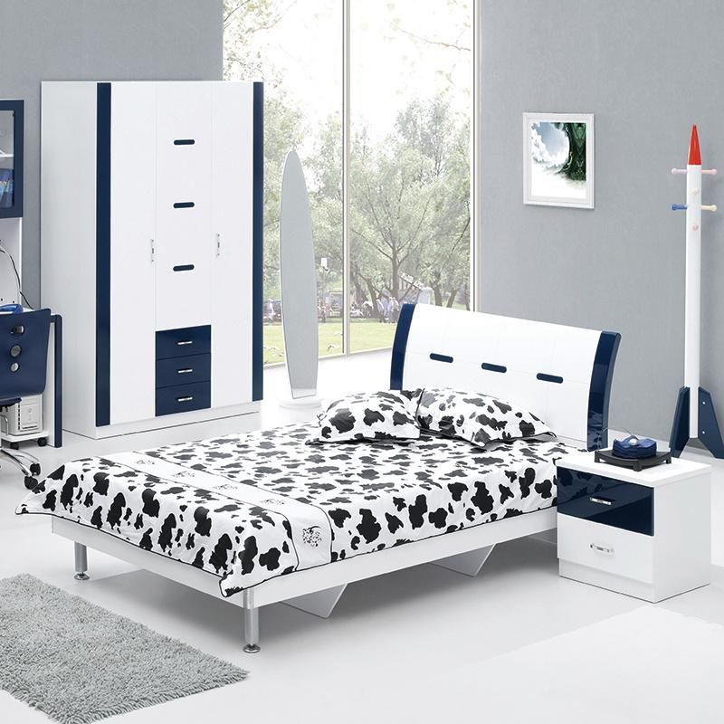 Nova Modern Kids Bedroom Furniture Solid Wooden Kids Bed Children Furniture