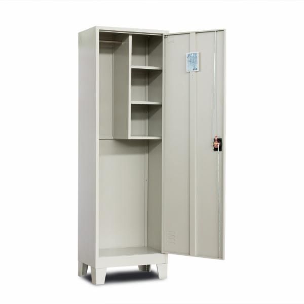 Fas-009 Modern Knock Down Single Door Staff Metal Clothing Cabinet Steel Locker