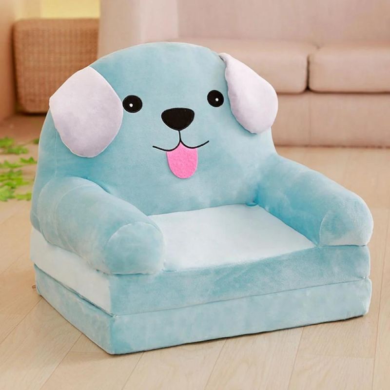 Wholesale Cute Children′s Baby Sofa Cartoon Animal Mini Baby Chair Lazy Seat Stool Birthday Gift Foldable Sofa Chair