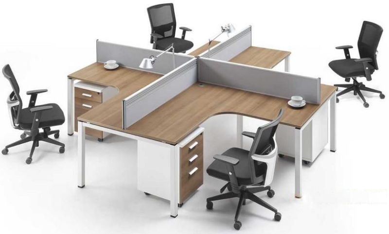 High Degree Modern Design Office Staff Partition 4 Seats (SZ-WSL316)