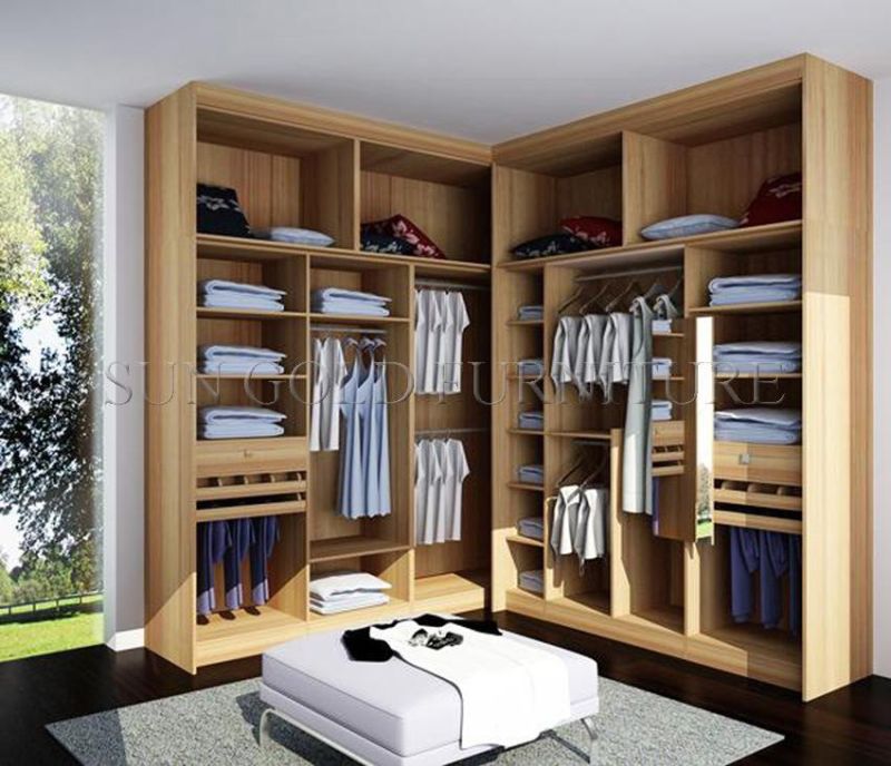 Simple Design Sliding Modern Home Bedroom Furniture Mirror Door Wardrobe