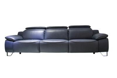 Factory Price Custom Made Synthetic Leather Sofa with Roll Arm for Living Room Optional Color