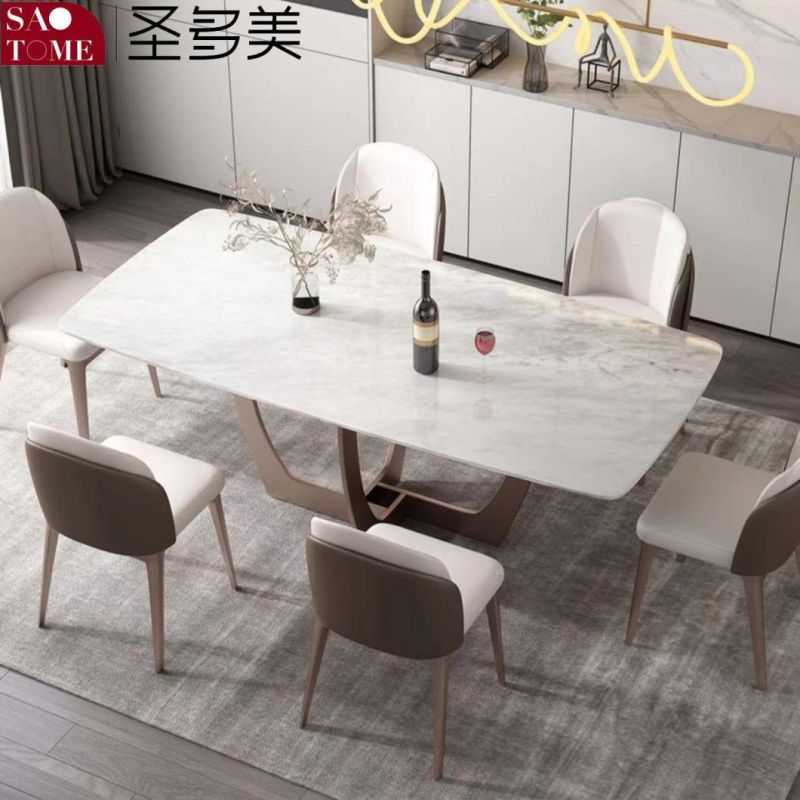 Modern Living Room Dining Room Furniture Cross Base Dining Table