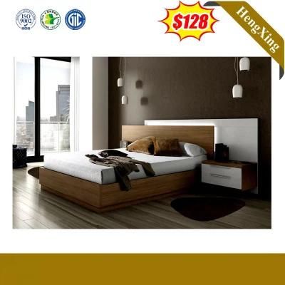 Modern Living Room Furniture Set Hotel Furniture Big Size Wooden Bed