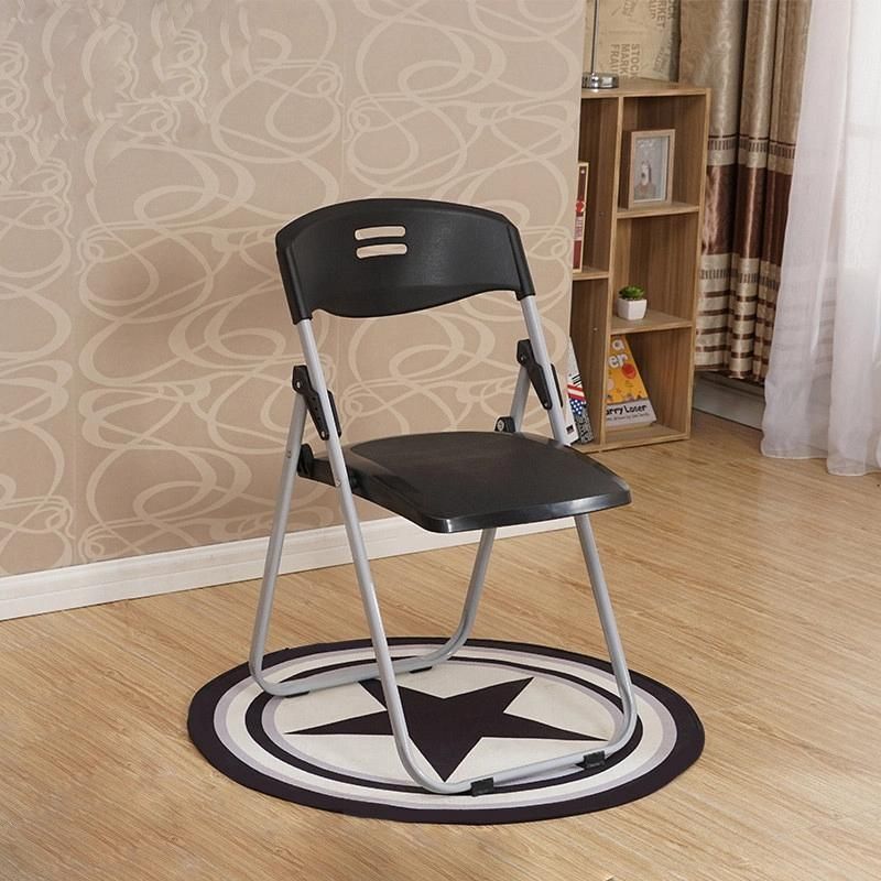 Eco-Friendly Adult Modern Office Home Simple Metal Folding Camping Plastic Chair