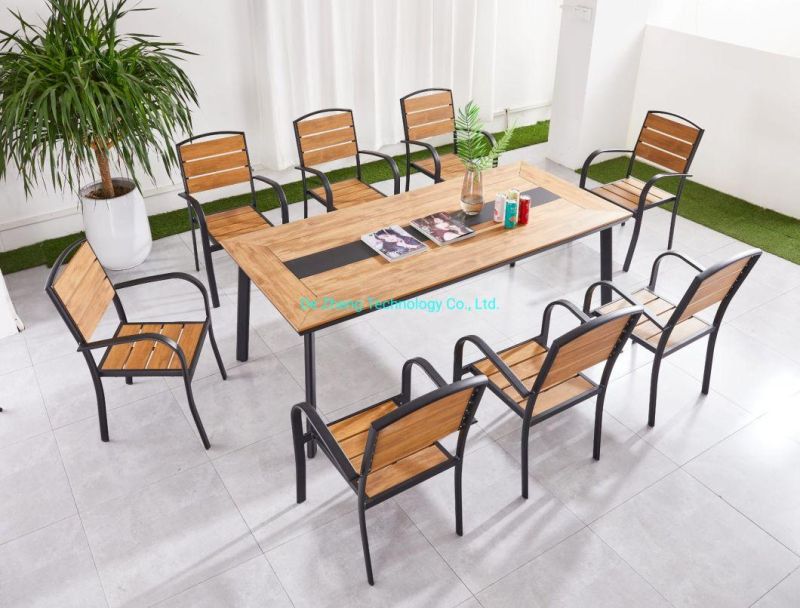 Modern Chinese Garden Aluminum Outdoor Table Factory Direct Polywood Table Top Reclining Comfortable Outdoor Furniture