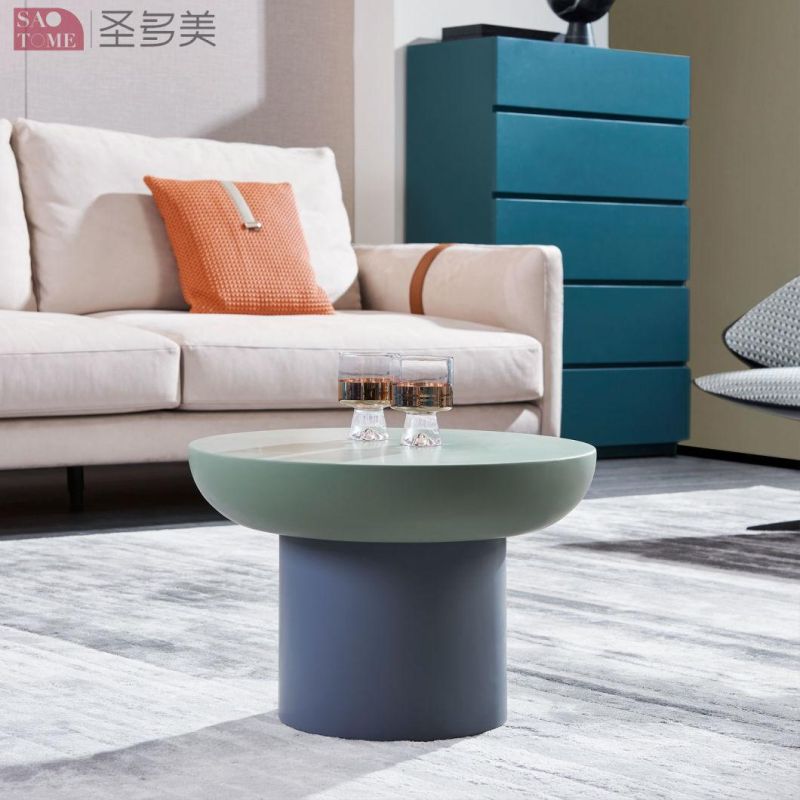 Modern New Design Solid Wood Round Side Table