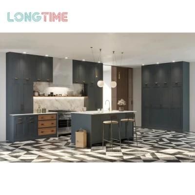 China Made Italian Style Cheap Price PETG Finish Dining Room Kitchen Cabinet