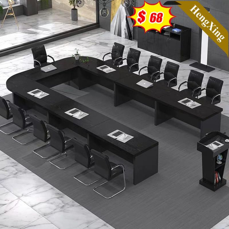 Wooden Modern Boardroom Furniture Commercial MDF Office Meeting Desks